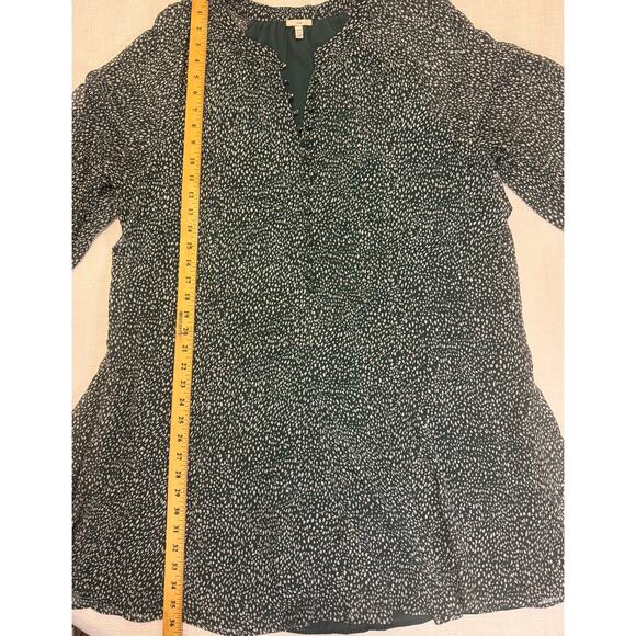 Joie Green Abstract Dot Chiffon Tunic Dress | XXL - Picture 7 of 12